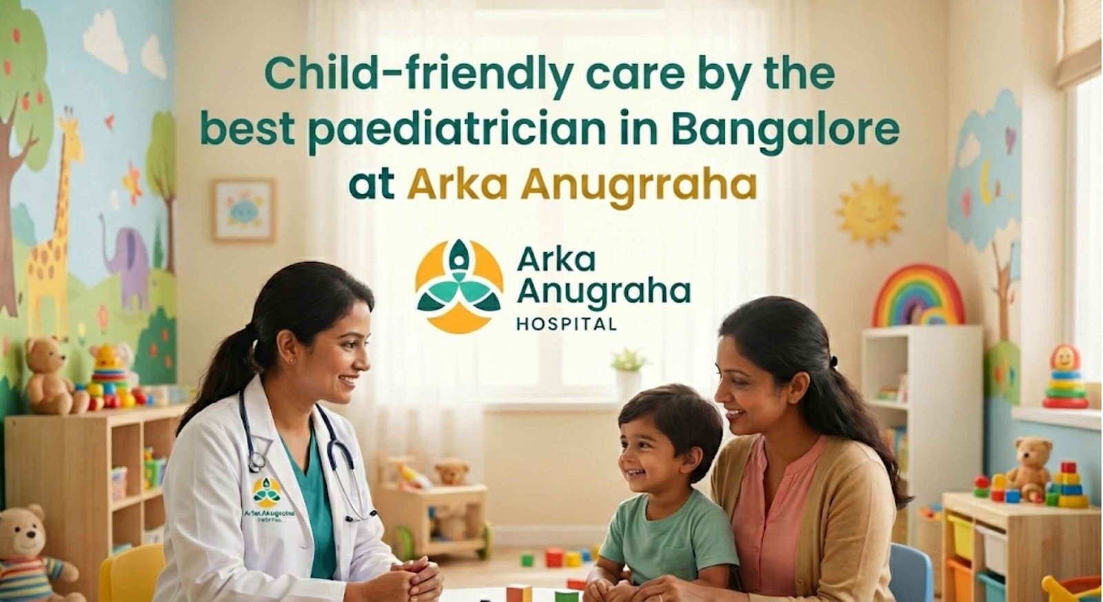Child-friendly care by the best paediatrician in Bangalore at Arka Anugraha