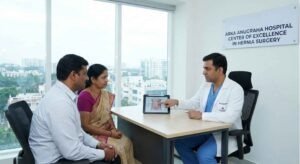 Consultation with hernia specialist at the best hospital for hernia surgery in Bangalore