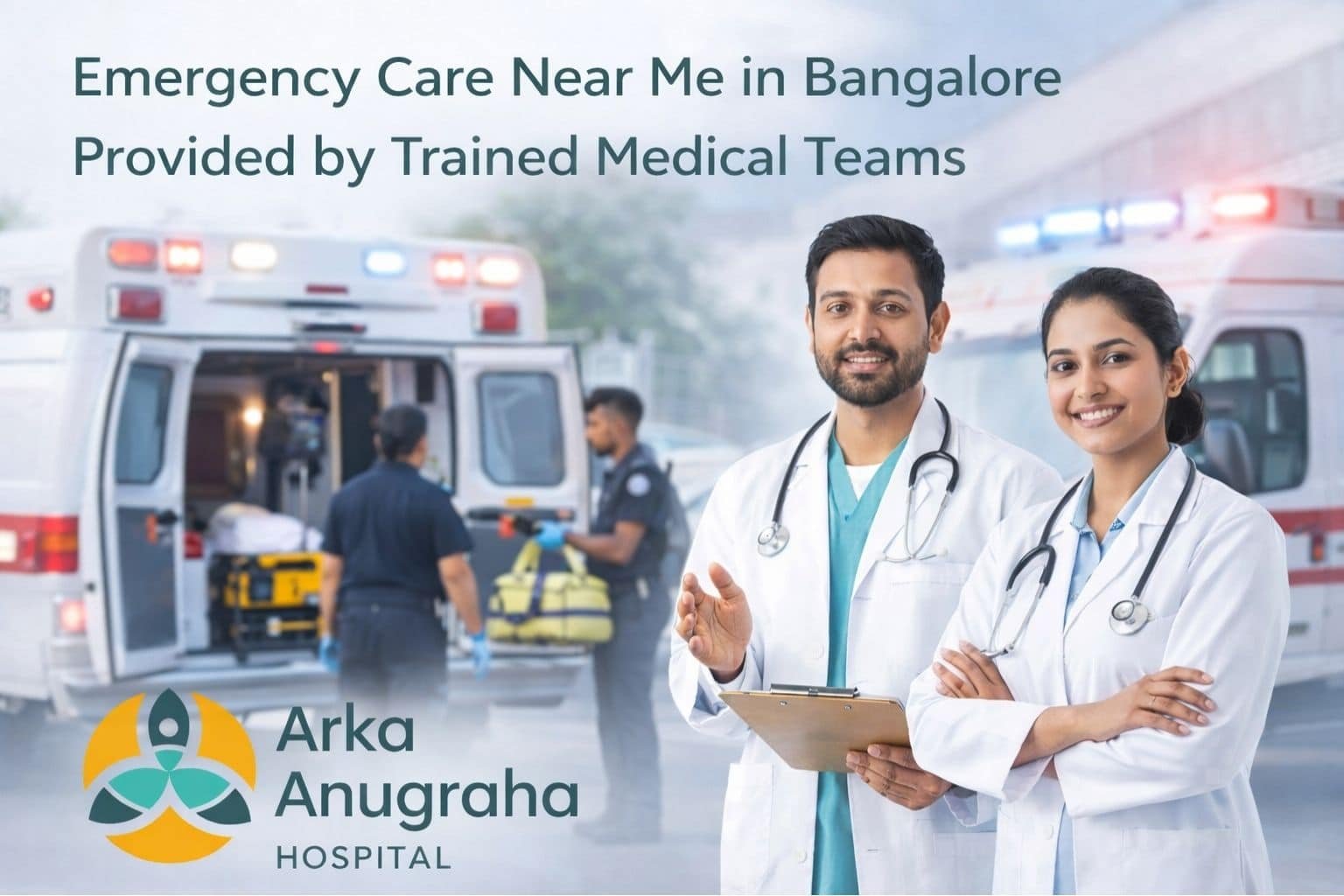 Emergency care near me in Bangalore provided by trained medical teams