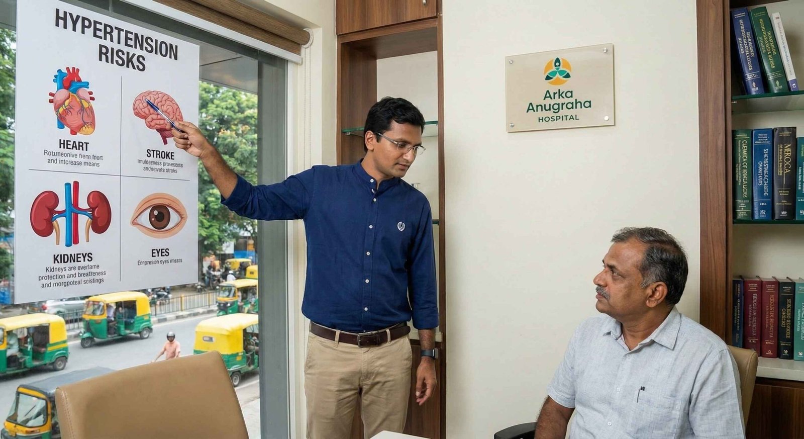 Health risks explained by a hypertension specialist in Bangalore