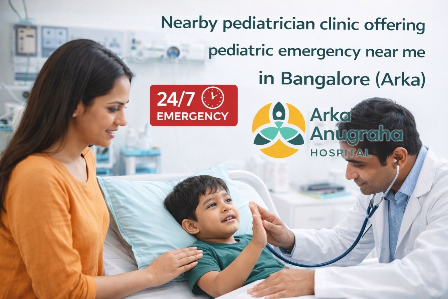 Pediatric emergency near me in Bangalore with 24/7 medical support
