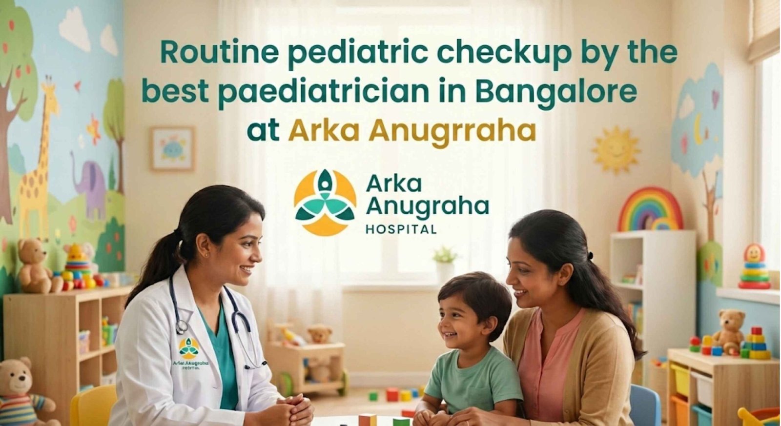 Routine pediatric checkup by the best paediatrician in Bangalore