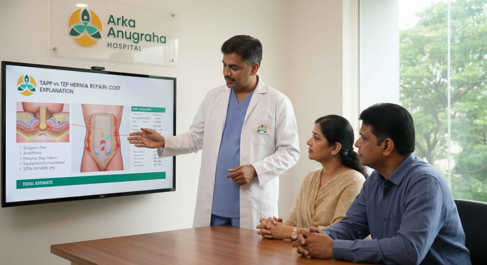 TAPP vs TEP hernia repair explained with focus on hernia laparoscopic surgery cost