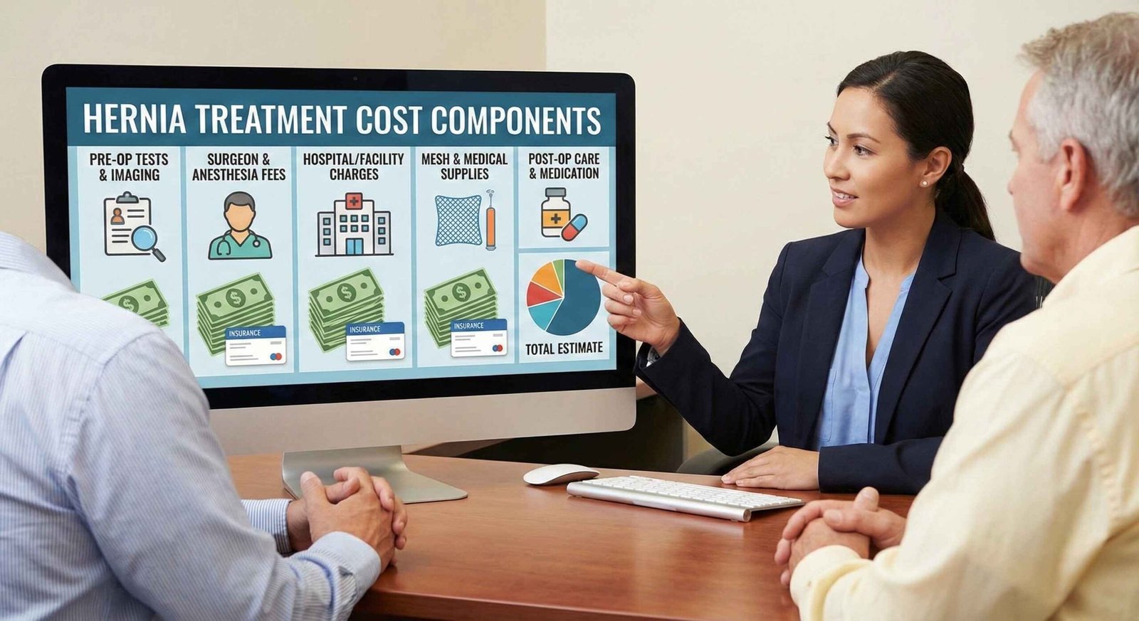 Understanding all cost components helps you plan for your hernia treatment