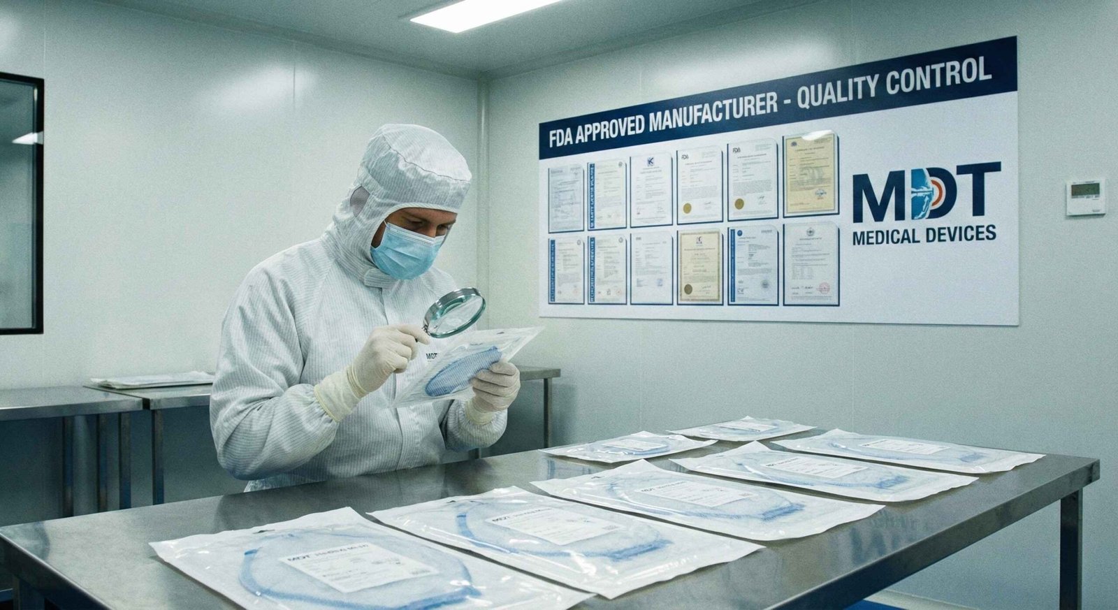 Leading FDA-approved manufacturers maintain the highest quality standards for hernia mesh products