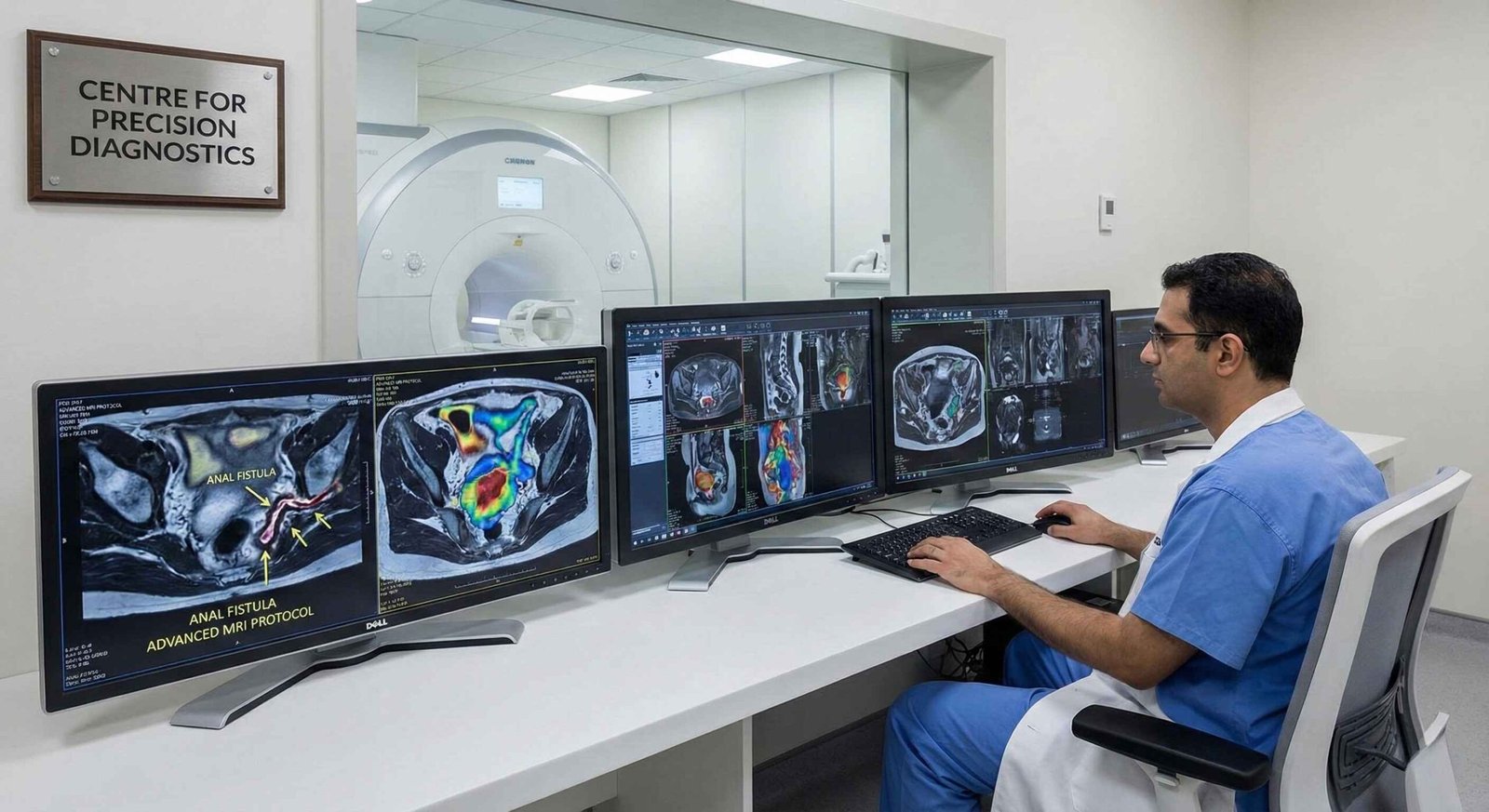 Advanced MRI imaging technology used for precise anal fistula diagnosis in Bangalore hospitals