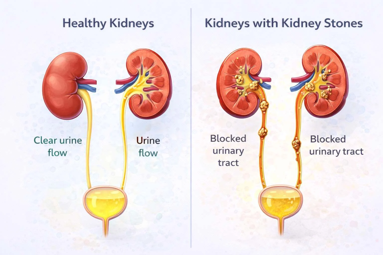 Healthy Vs Infected Kidney